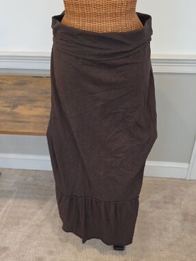 LOFT Brown Maxi Skirt